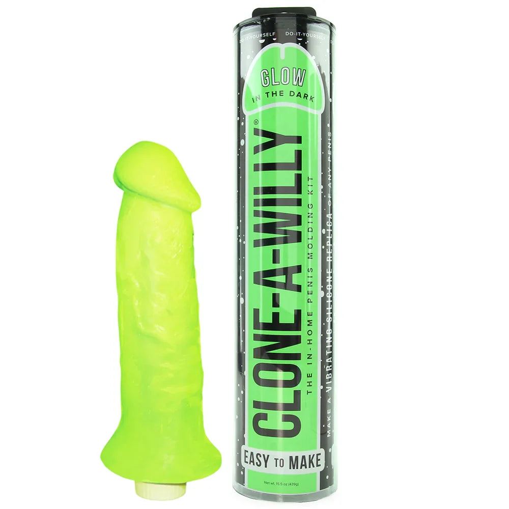 Clone-A-Willy Vibrator Kit in Glow in the Dark — buy in Edmonton | Heaven Boutique