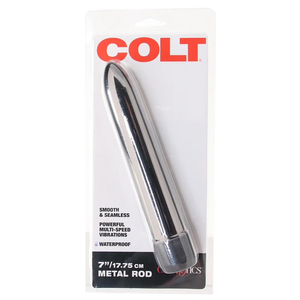 Colt 7 Inch Metal Rod Vibe – Edmonton adult store – close-up view