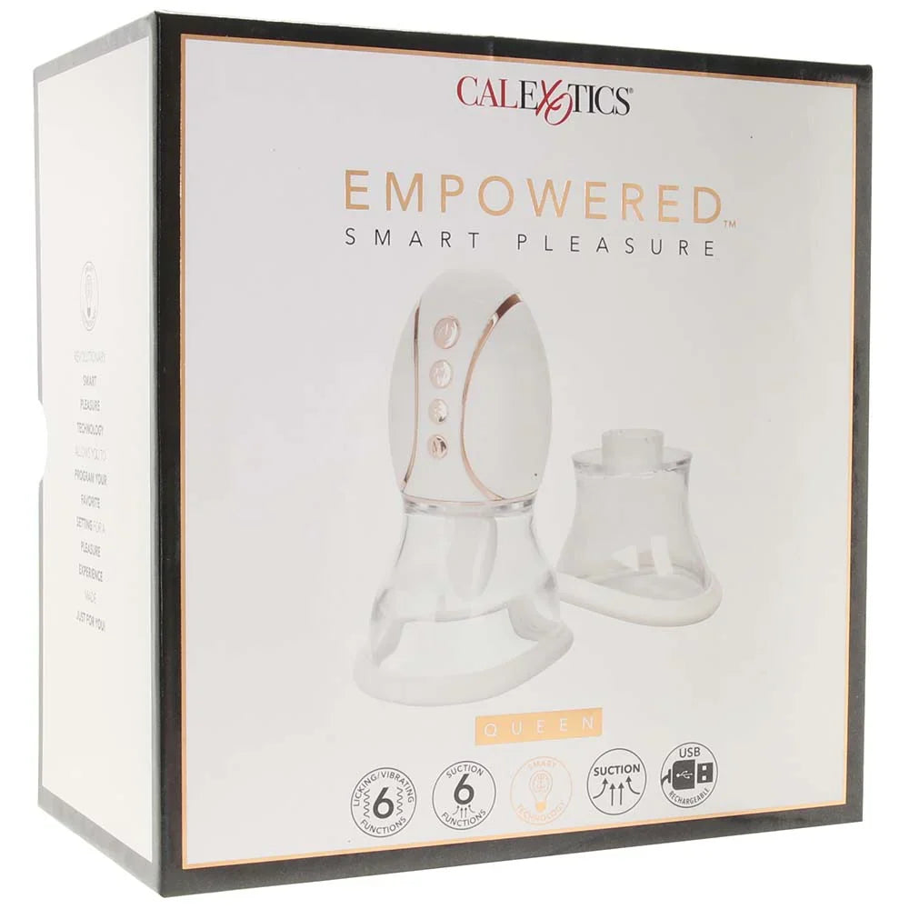 Empowered Smart Pleasure Queen Suction Massager – Edmonton adult store – close-up view