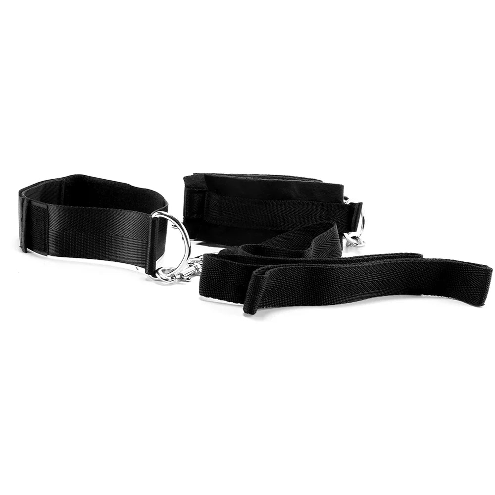 Collar Cuffs and Leash Set – Heaven Boutique Edmonton – side view