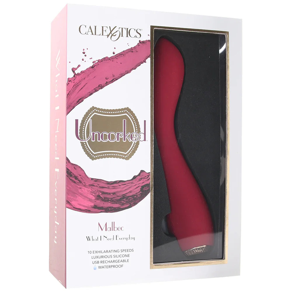 Uncorked Malbec Rechargeable Vibe – Edmonton adult store – close-up view
