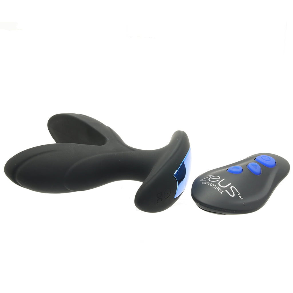 Zeus Electro-Spread Vibrating E-Stim Butt Plug — Heaven Boutique Edmonton 3