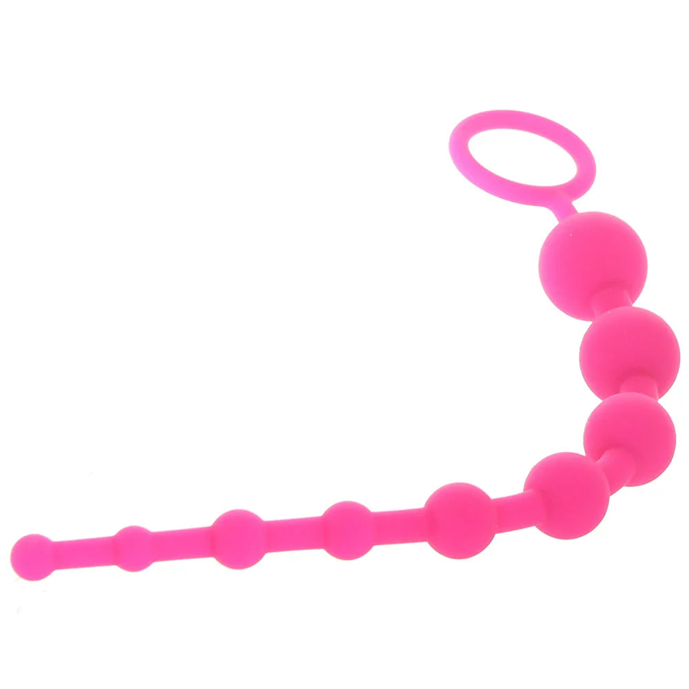 All About Anal Seamless Anal Beads in Pink – Edmonton – packaging view