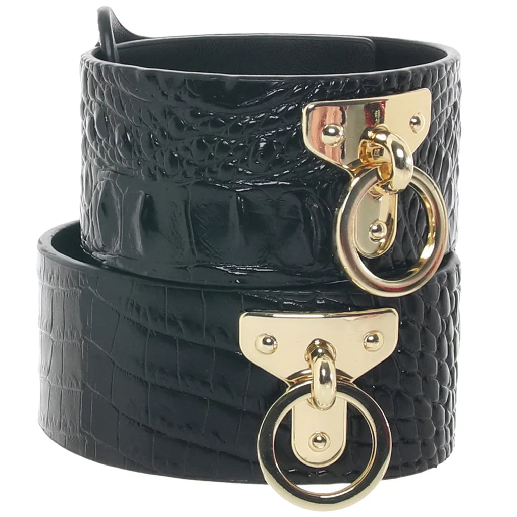 Ouch! Rome Collection Leg Cuffs – Heaven Boutique Edmonton – side view
