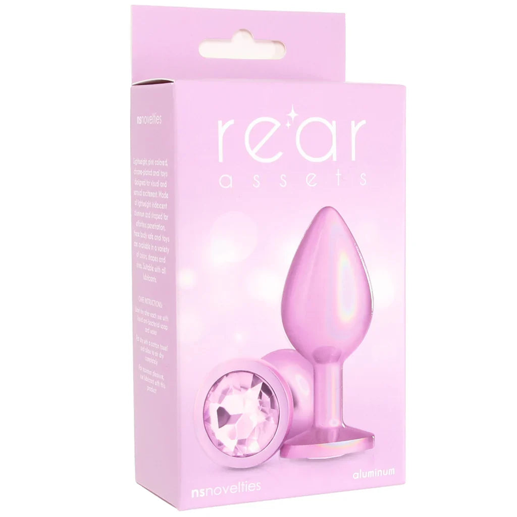 Rear Assets Pink Metal Butt Plug in Medium - Medium — buy in Edmonton | Heaven Boutique