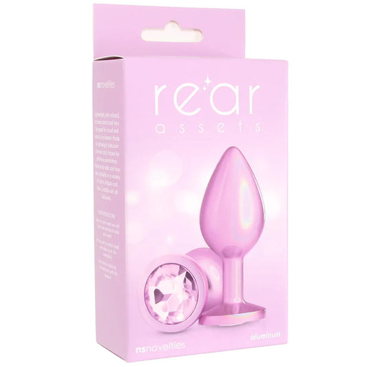 Rear Assets Pink Metal Butt Plug in Medium - Medium — buy in Edmonton | Heaven Boutique