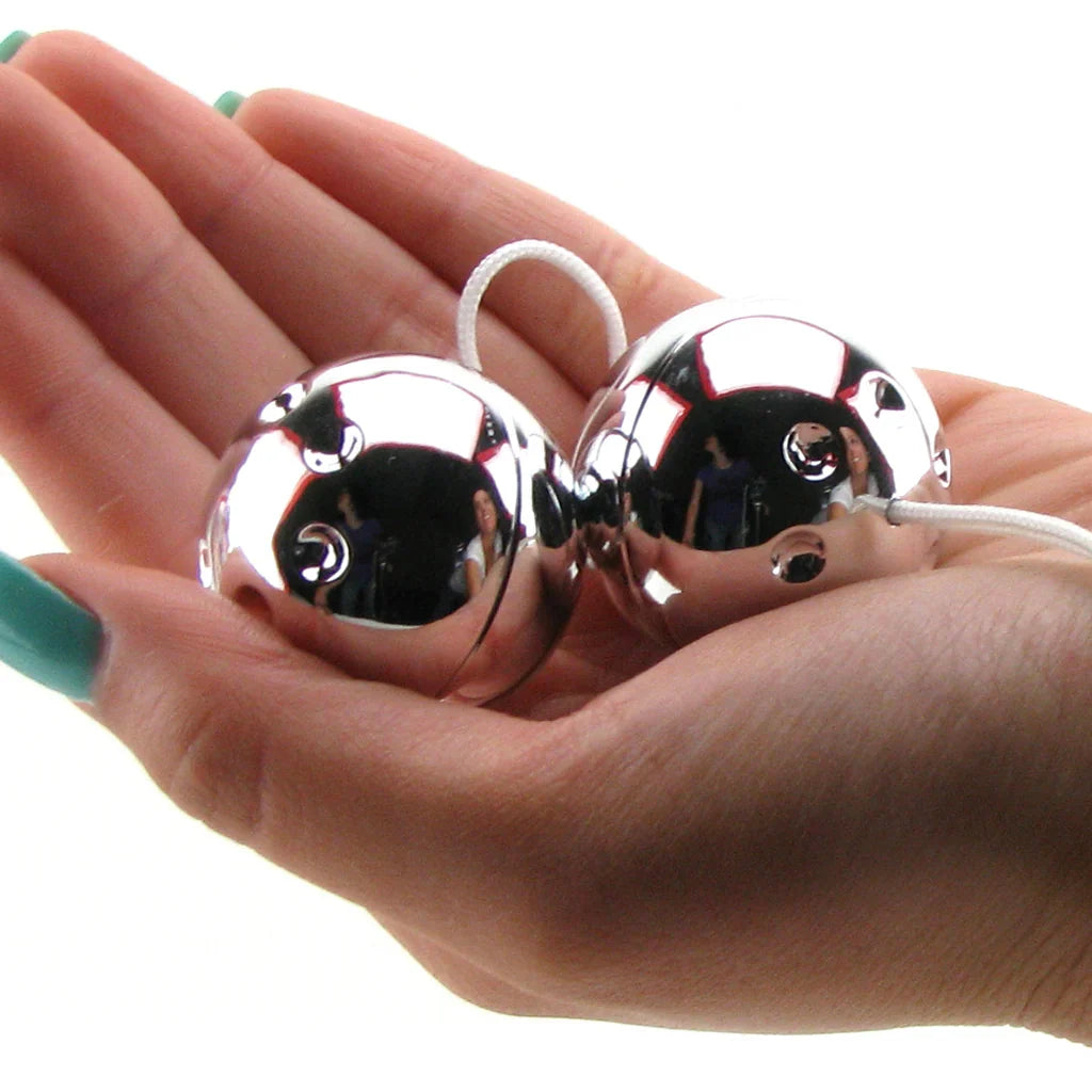 Silver Balls – Heaven Boutique Edmonton – side view