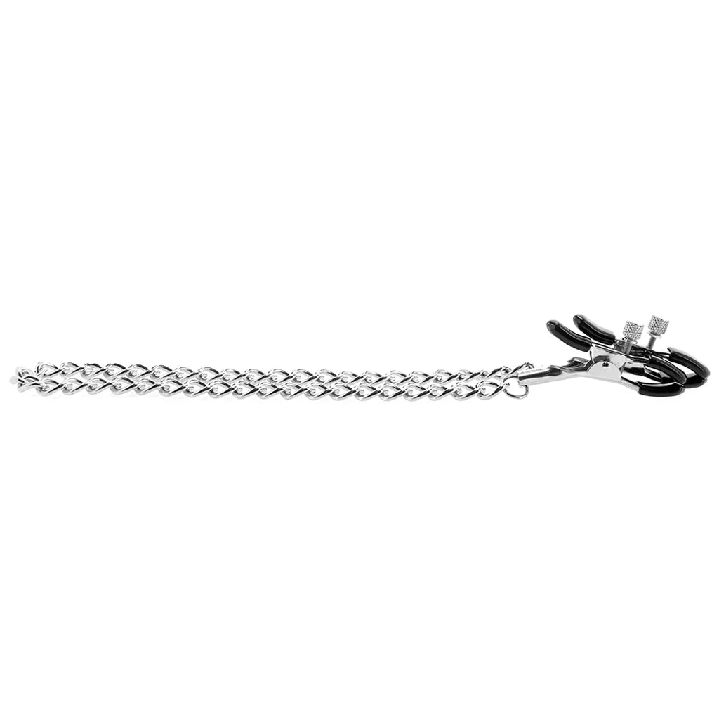 nipple play Bull Nose Nipple Clamps – Heaven Boutique Edmonton – side view