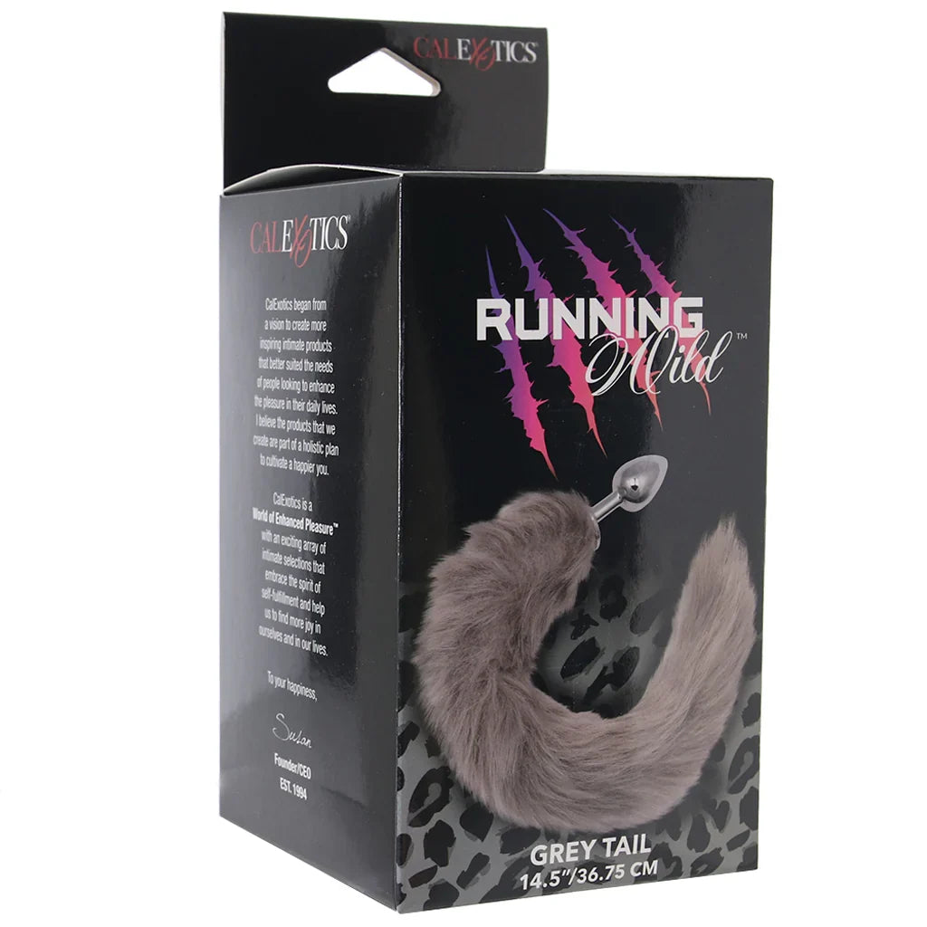 Running Wild Grey Tail Plug — buy in Edmonton | Heaven Boutique