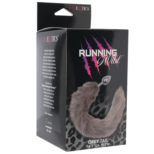 Running Wild Grey Tail Plug — buy in Edmonton | Heaven Boutique