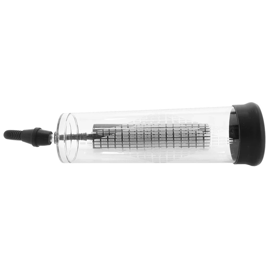 Pumped Extreme Power Rechargeable Auto Pump in Clear – Edmonton adult store – close-up view