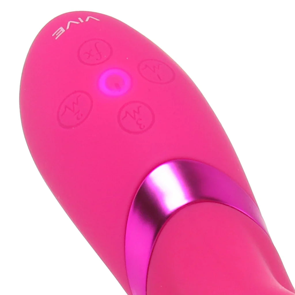 Dolce Vive Fiore Air Wave Tapping Rabbit Vibe – Edmonton adult store – close-up view