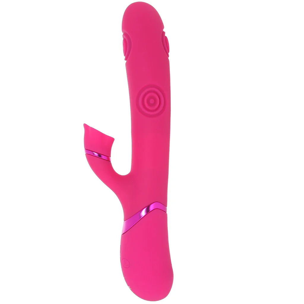 Dolce Vive Fiore Air Wave Tapping Rabbit Vibe – Heaven Boutique Edmonton – additional angle