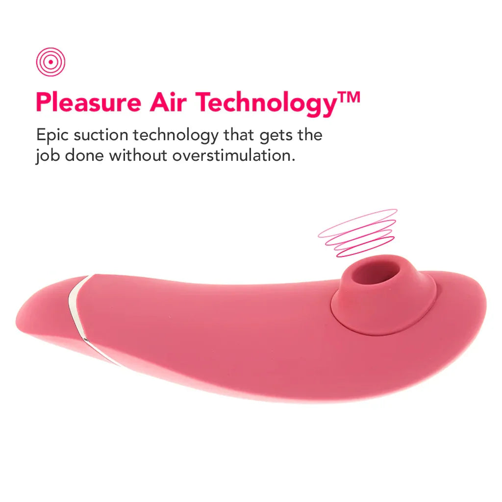 Womanizer Premium 2 Pleasure Air Stimulator in Raspberry – Edmonton – packaging view