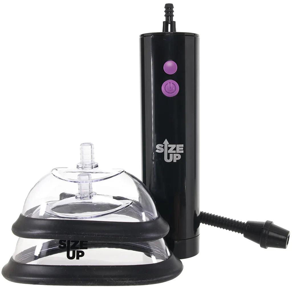 Size Up Power Plumper Automatic Pussy Pump Set – Heaven Boutique Edmonton – side view