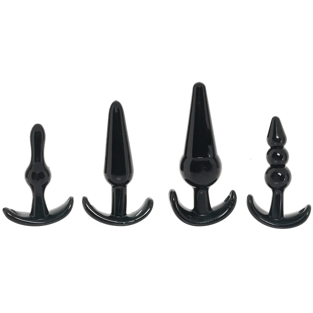 No.80 4-Piece Butt Plug Set – Heaven Boutique Edmonton – side view