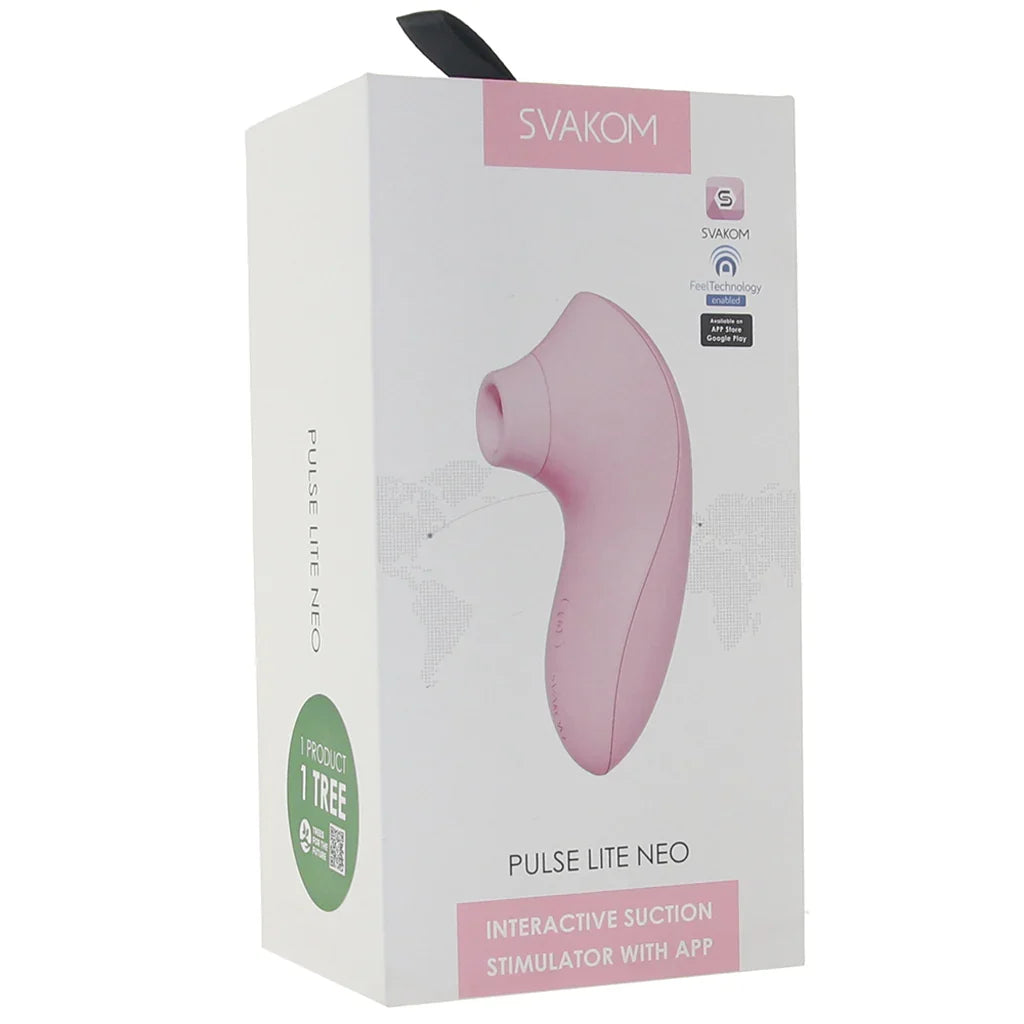 Pulse Lite Neo Suction Stimulator with App in Pale Rosette — buy in Edmonton | Heaven Boutique