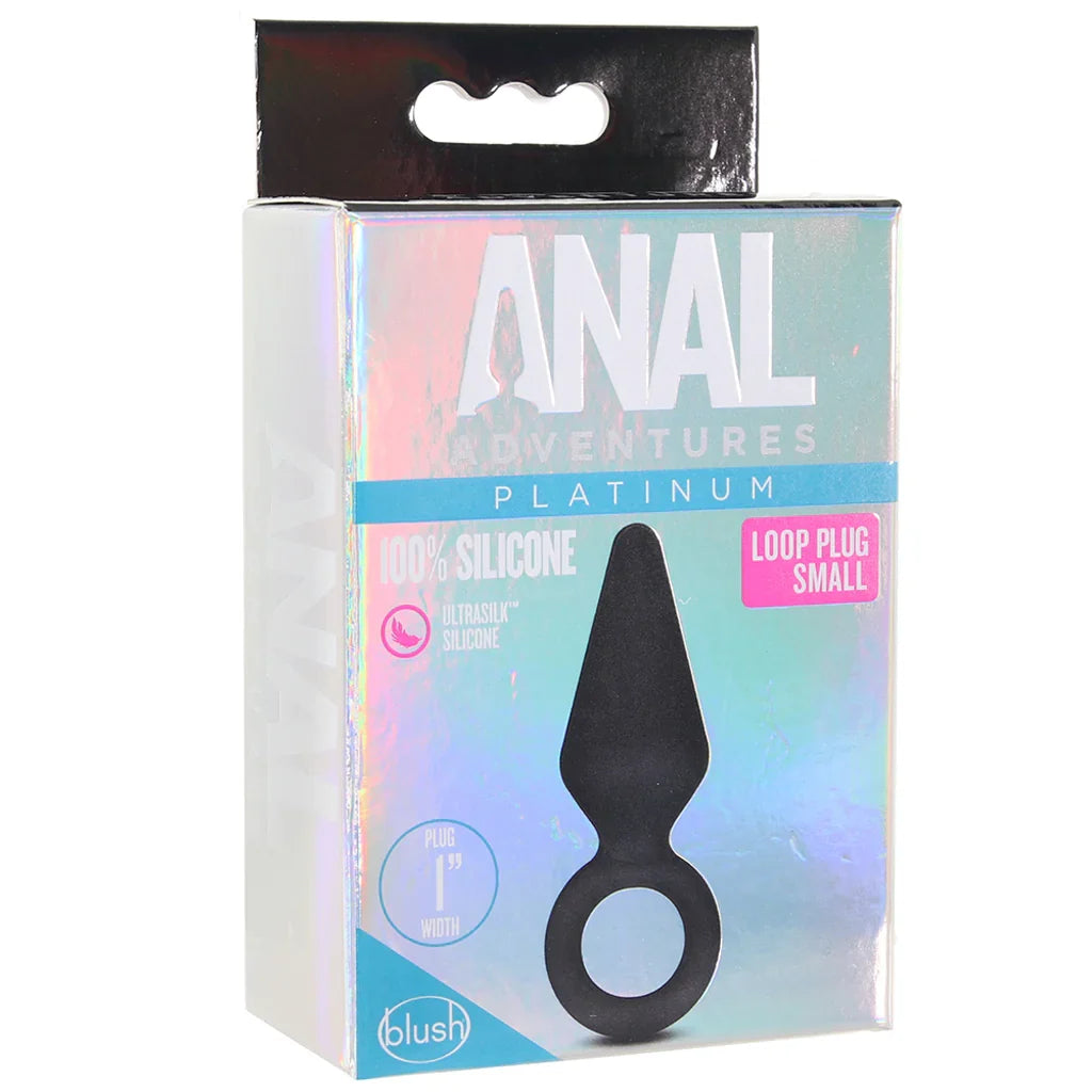 Anal Adventures Platinum Loop Plug in Small - Small — buy in Edmonton | Heaven Boutique