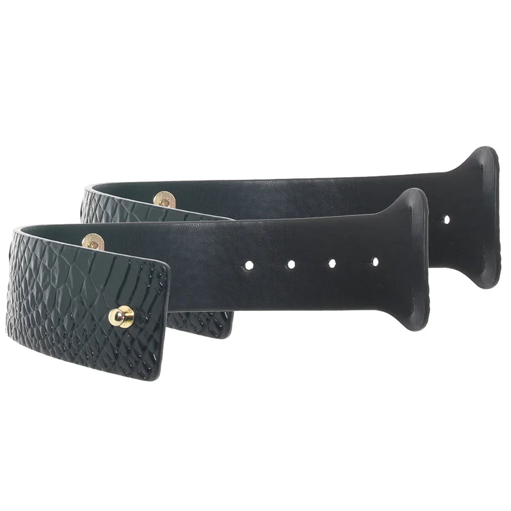 Ouch! Rome Collection Leg Cuffs – Edmonton adult store – close-up view