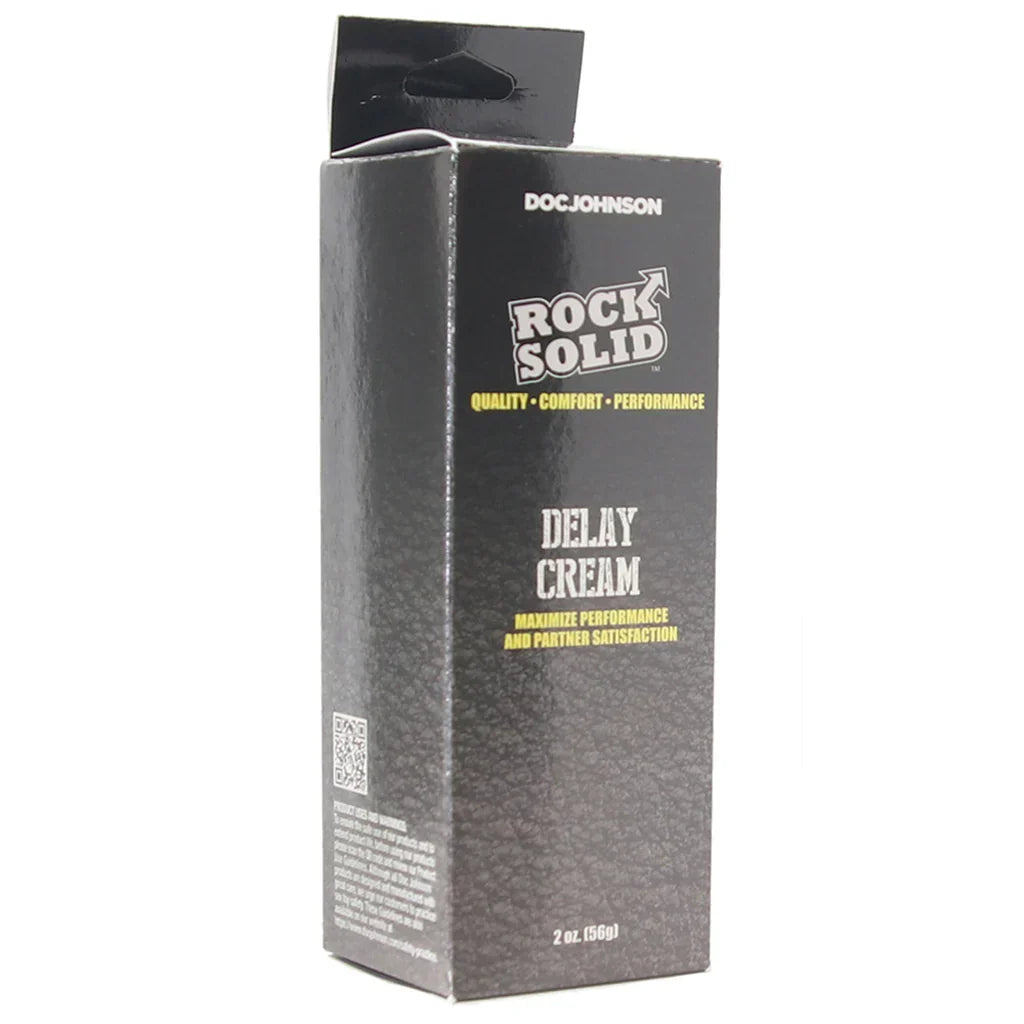 Rock Solid Delay Cream in 2oz - 2oz – Edmonton adult store – close-up view