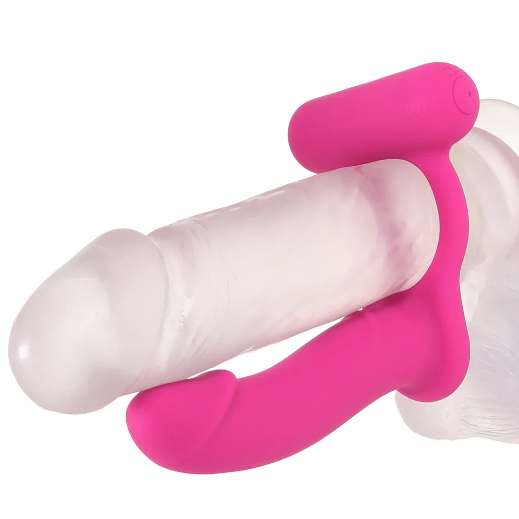 Double Diver Vibrating Ring – Heaven Boutique Edmonton – additional angle