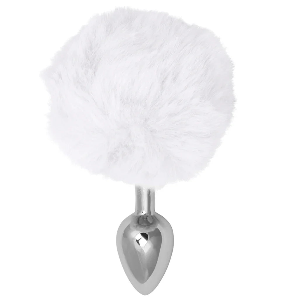 Running Wild White Bunny Plug – Heaven Boutique Edmonton – side view