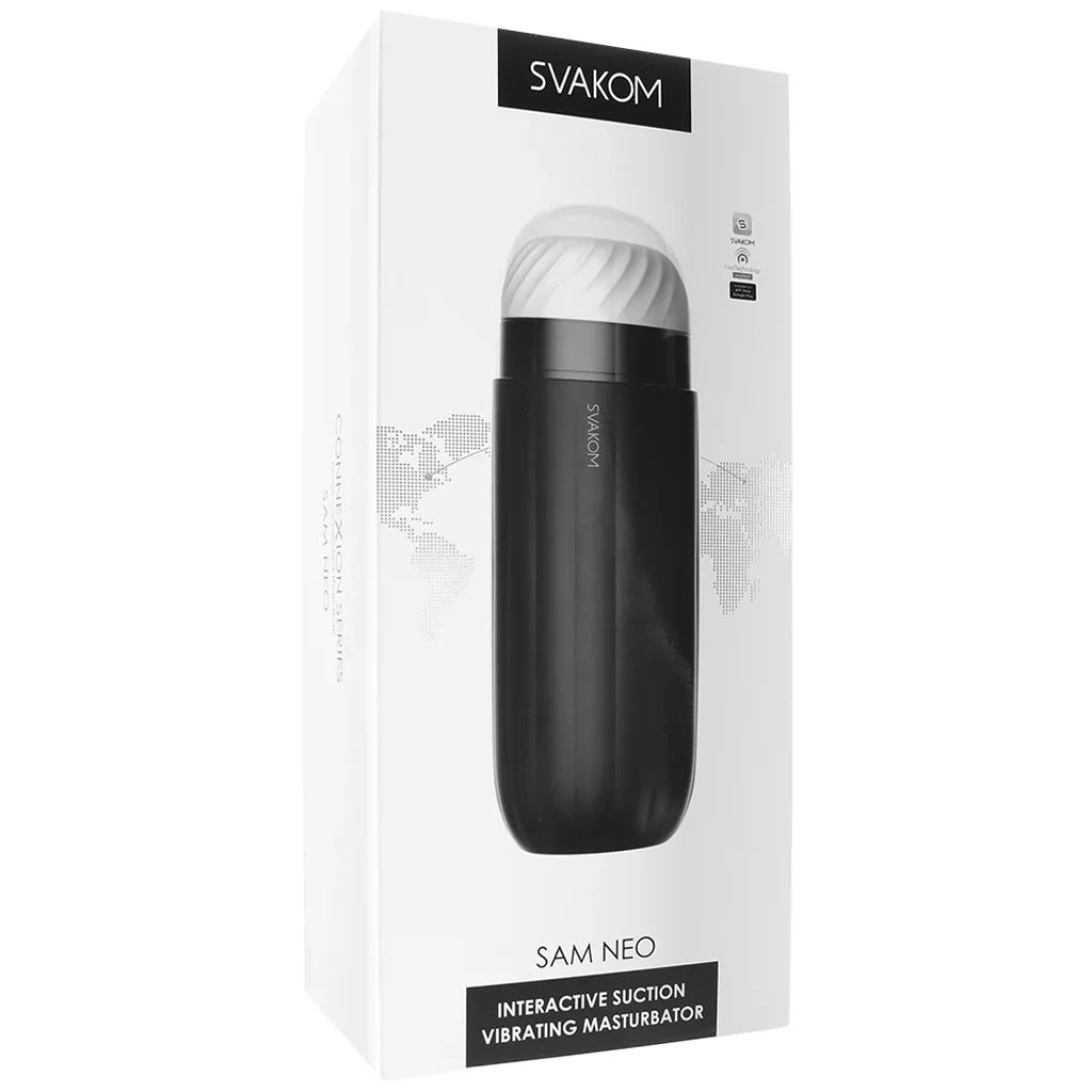 Sam Neo Interactive Suction & Vibration Masturbator — buy in Edmonton | Heaven Boutique