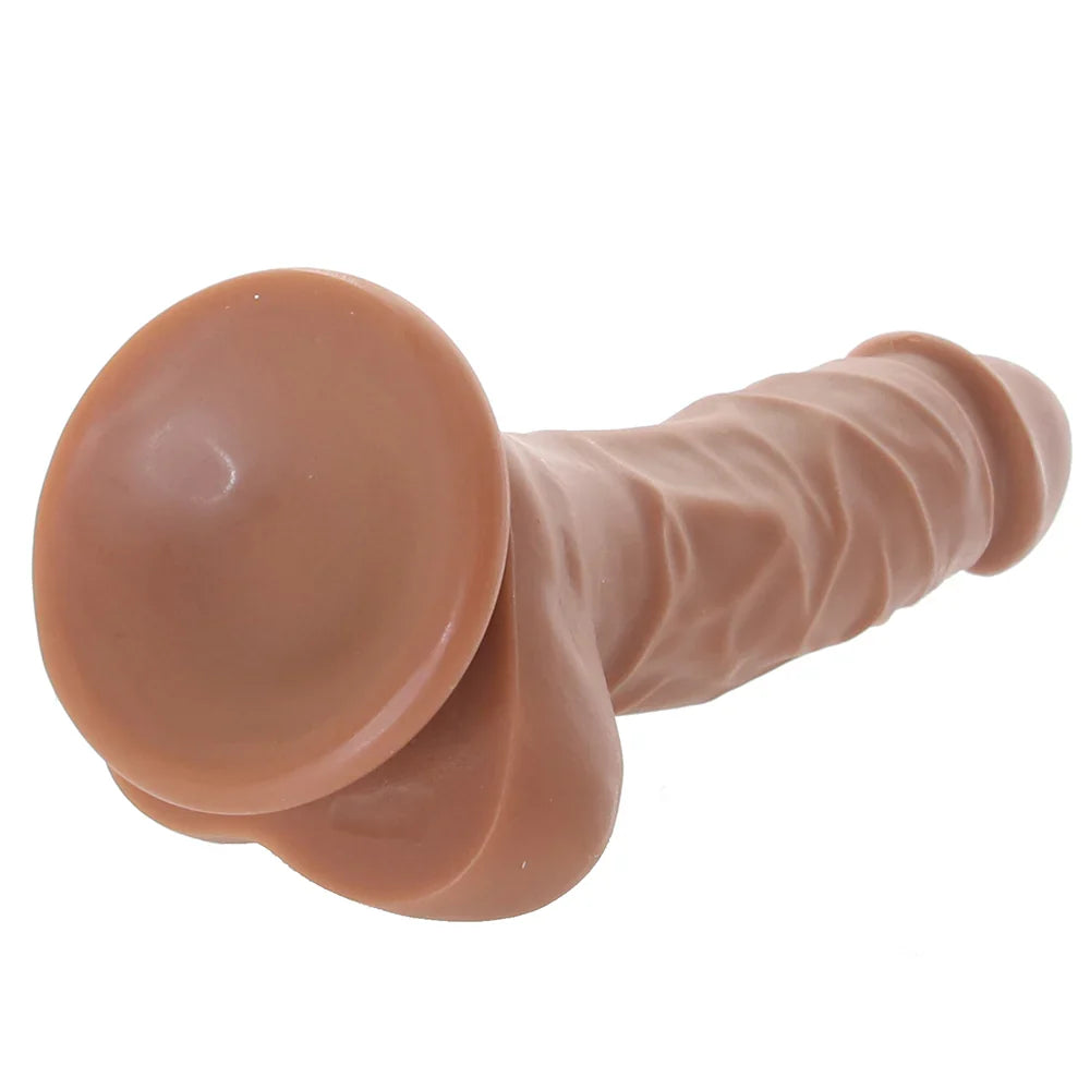 Selopa 6 Inch Dildo in Dark – Edmonton adult store – close-up view