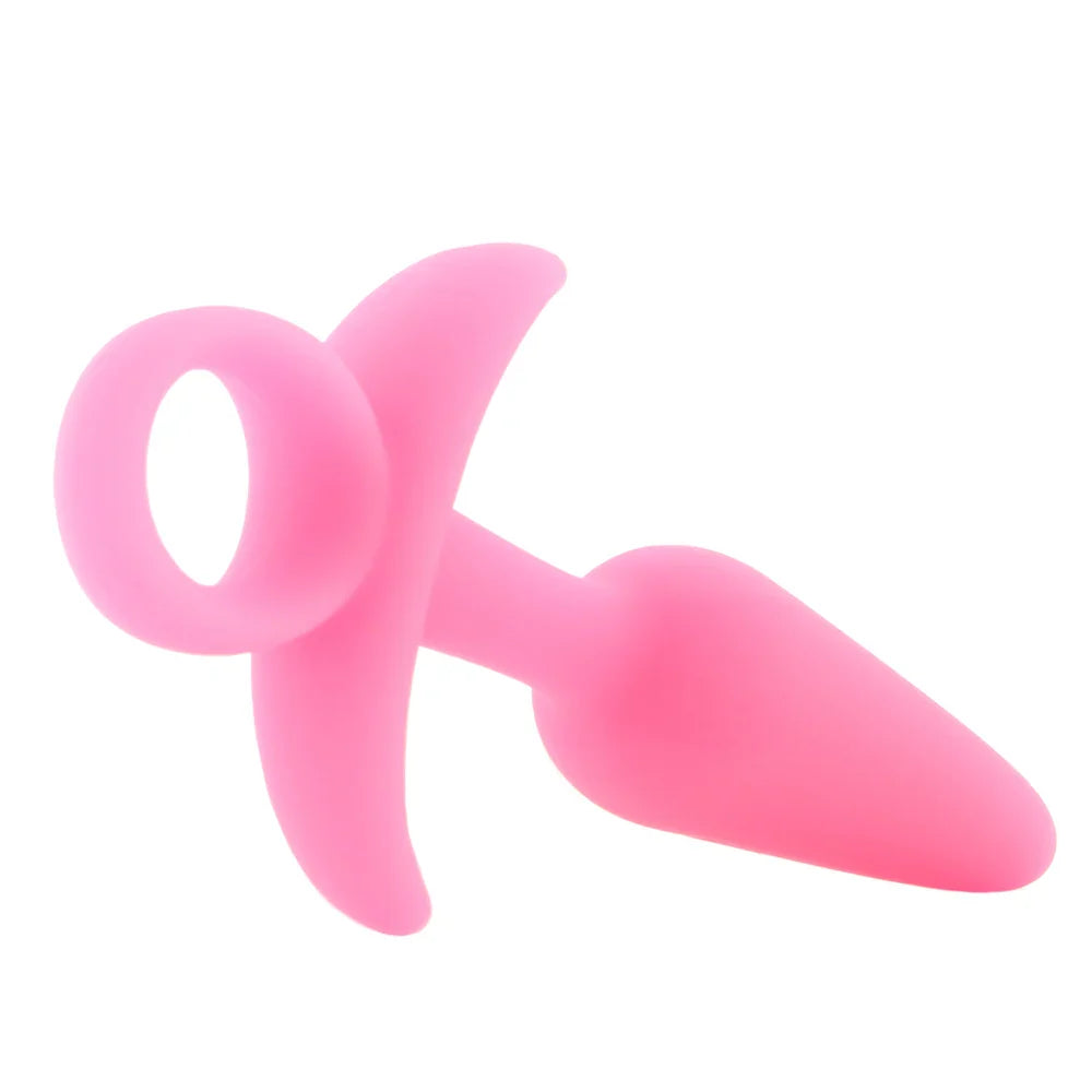 Firefly Small Prince Butt Plug in Glowing Pink Edmonton – product detail