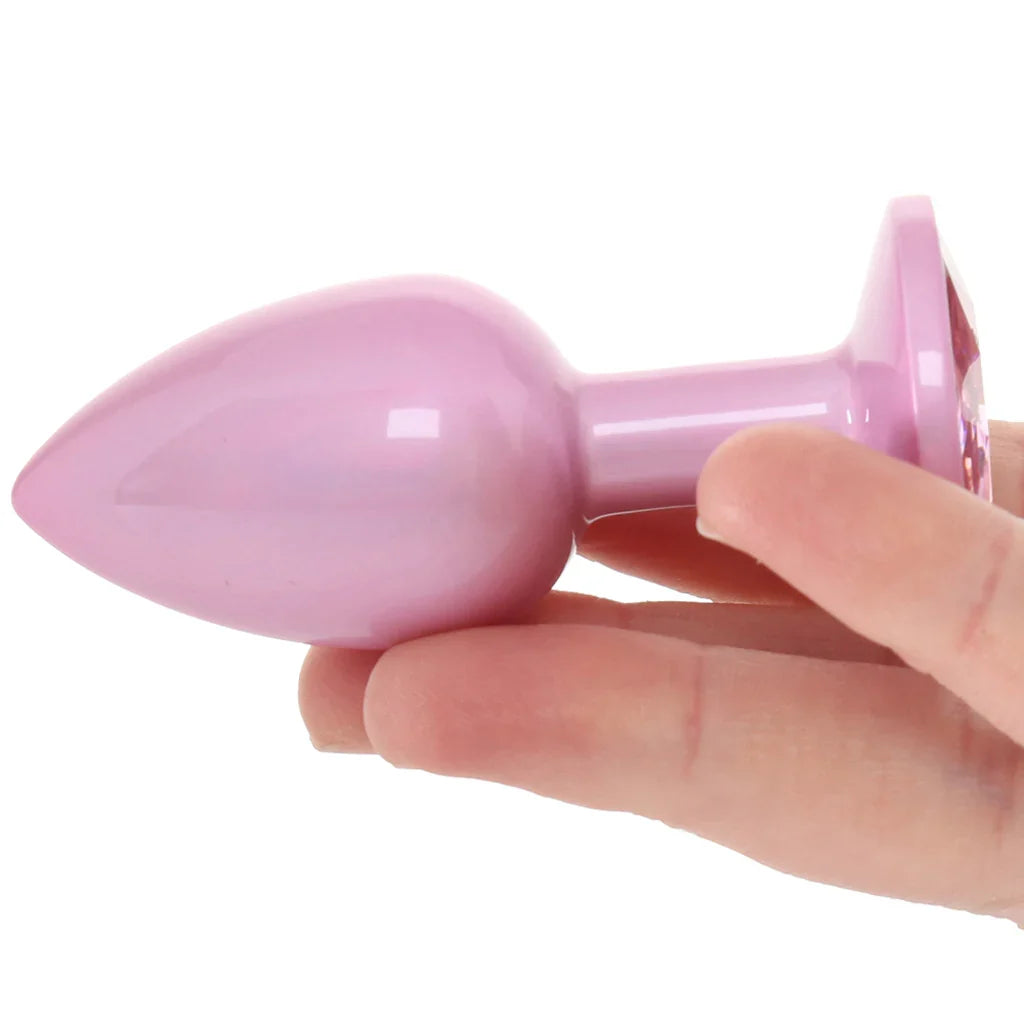 Rear Assets Pink Metal Butt Plug in Small - Small Edmonton – product detail