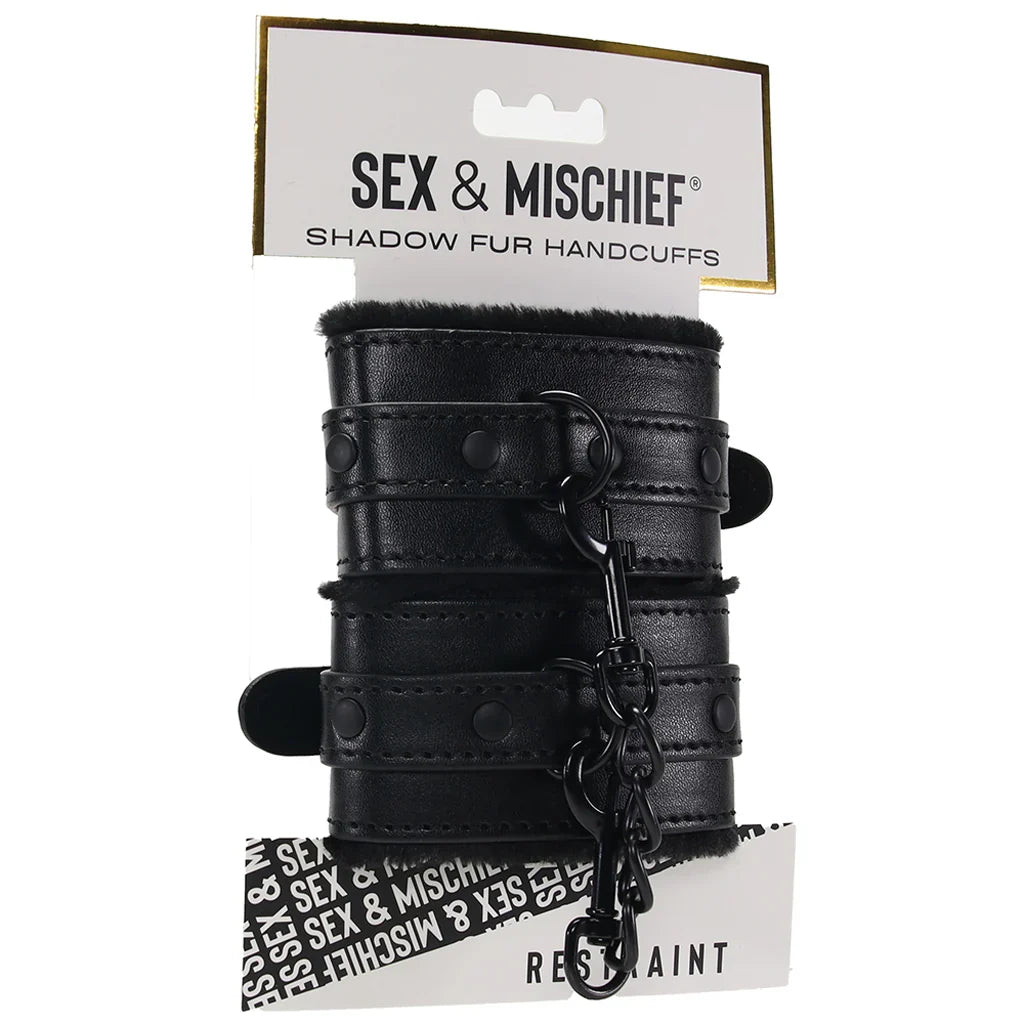 Sex & Mischief Shadow Fur Handcuffs — buy in Edmonton | Heaven Boutique