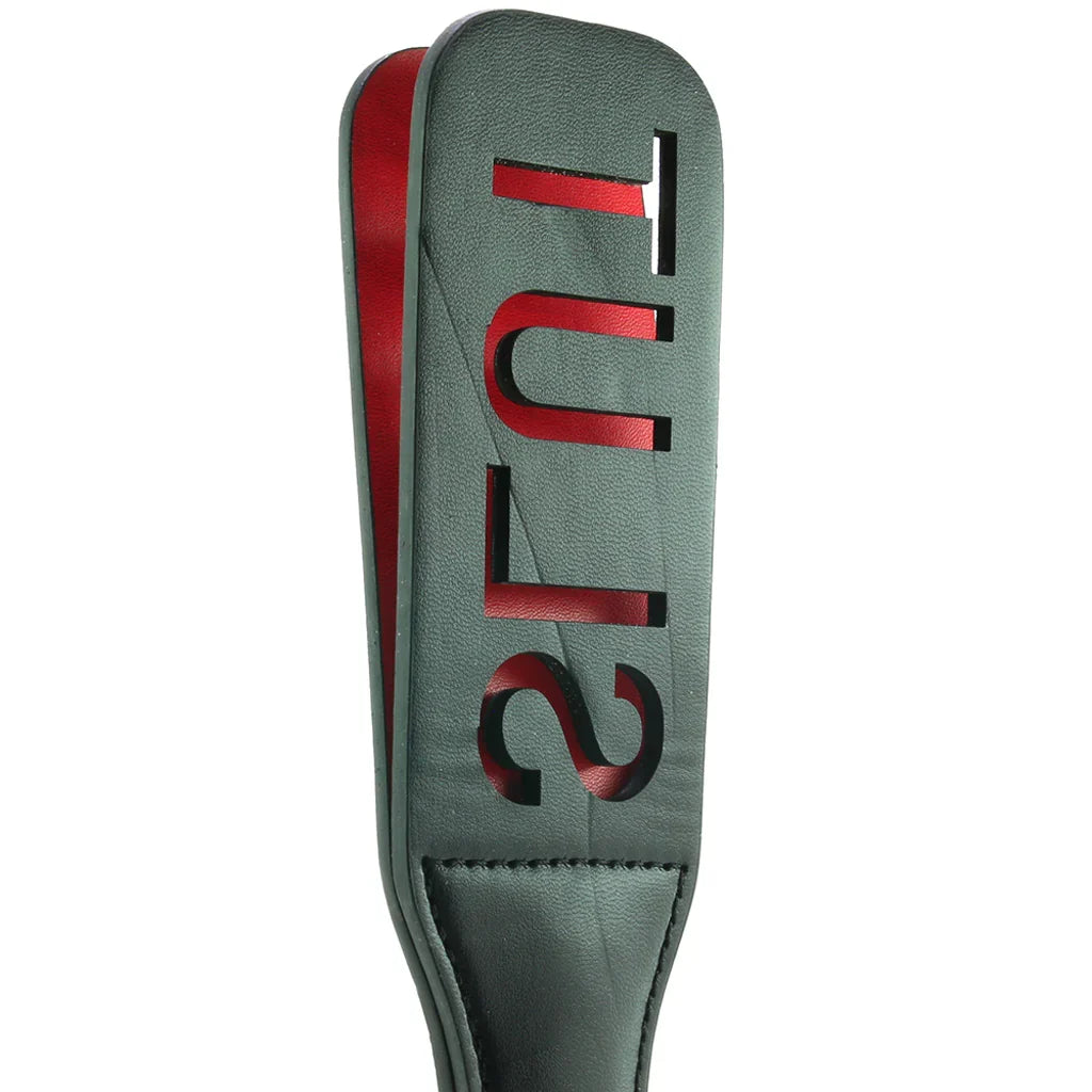 Ouch! SLUT Paddle – Heaven Boutique Edmonton – side view