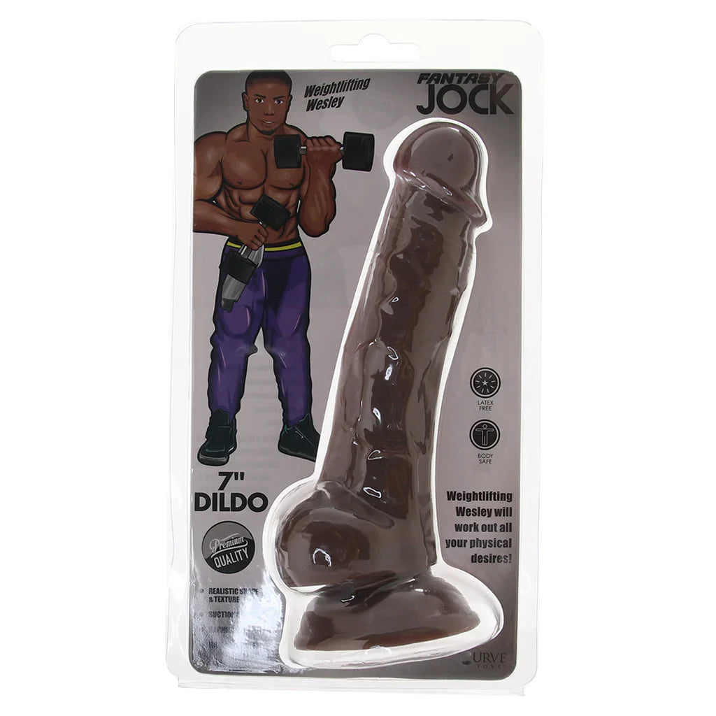 Fantasy Jock Weightlifting Wesley 7 Inch Dildo — buy in Edmonton | Heaven Boutique