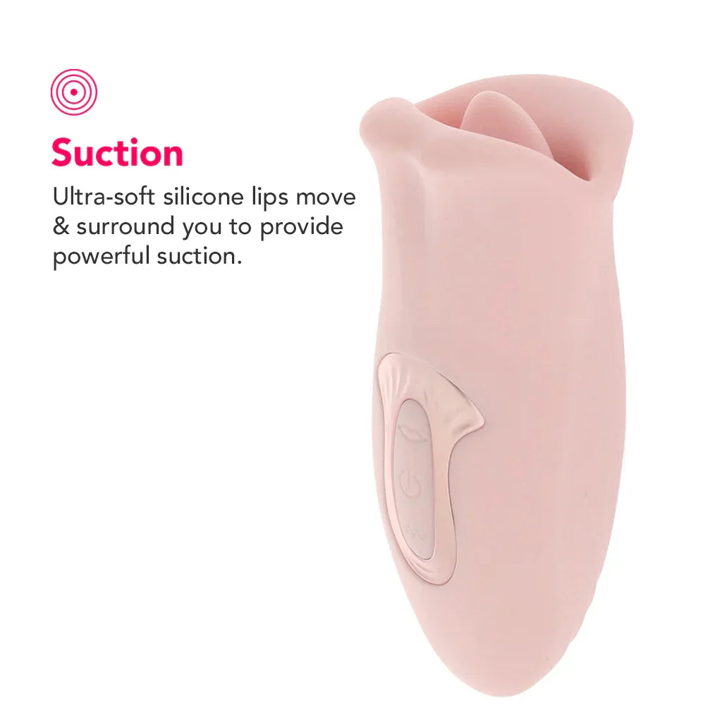 Loveline Kiss Dual Action Suction Vibe – Edmonton adult boutique – features