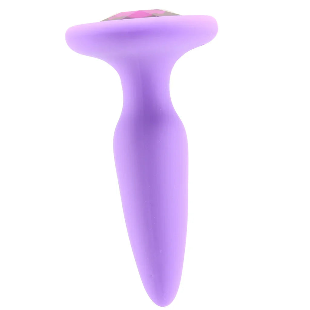 Glams Mini Purple Gem Silicone Butt Plug – Edmonton adult boutique – features