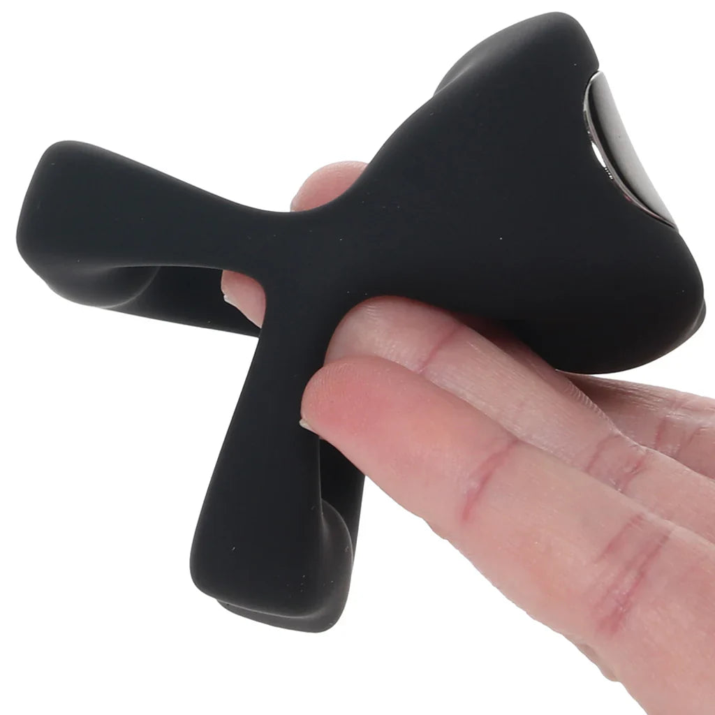 Techno Strobe Vibrating Cock Ring in Black Edmonton – product detail