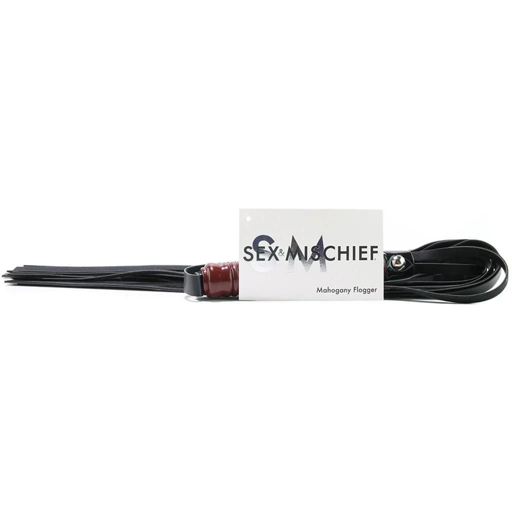 Sex & Mischief Mahogany Flogger — buy in Edmonton | Heaven Boutique