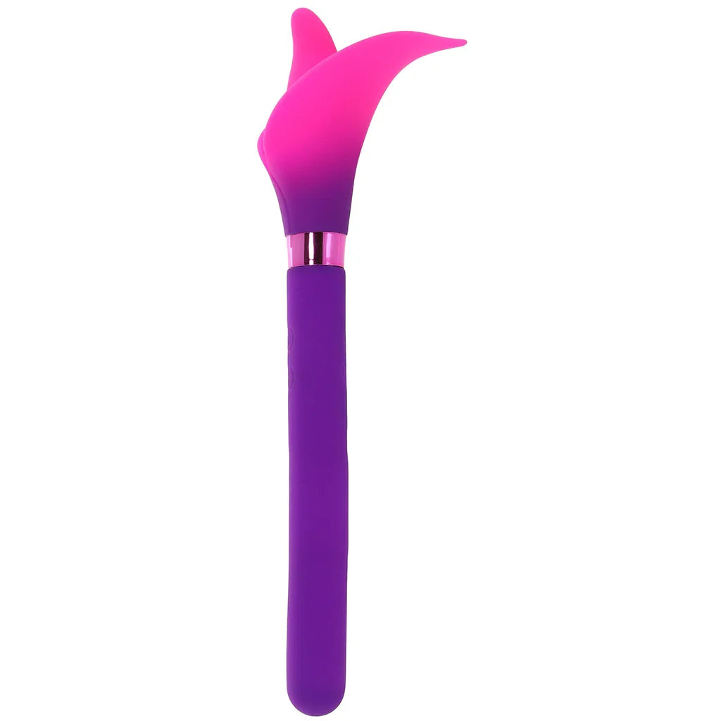 Vala Fiercely Powerful Silicone Flower Vibe in Purple – Edmonton adult boutique – features