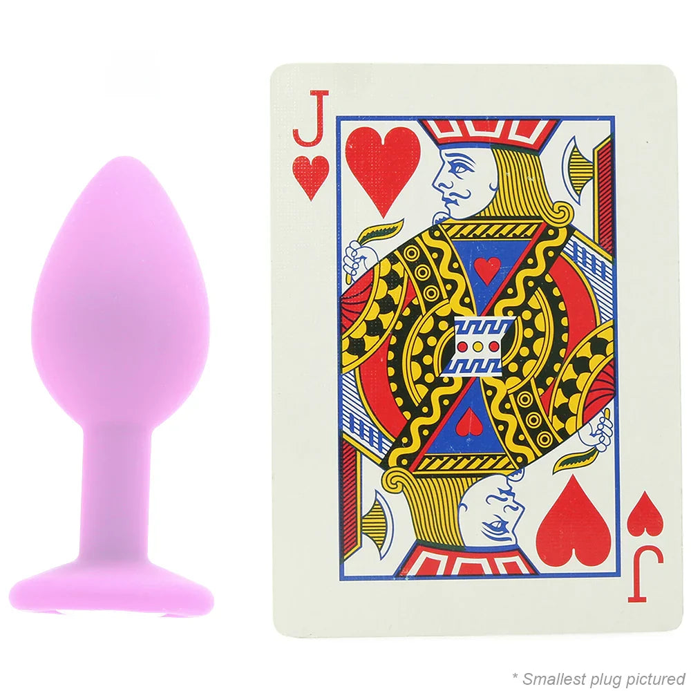 Fantasy For Her Little Gems Anal Plug Set – Large Plug with Gem Base