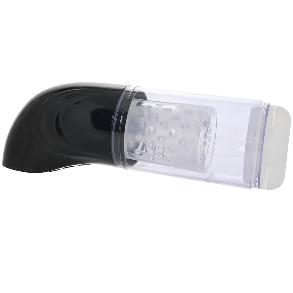 Pumped StrokeMate Auto Stroker in Black – Edmonton adult boutique – features
