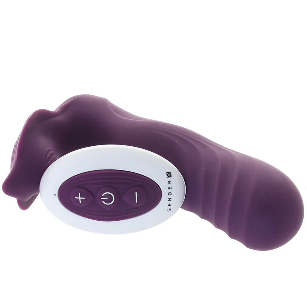 Gender X Velvet Hammer Remote Wearable Vibe – Edmonton adult store – close-up view