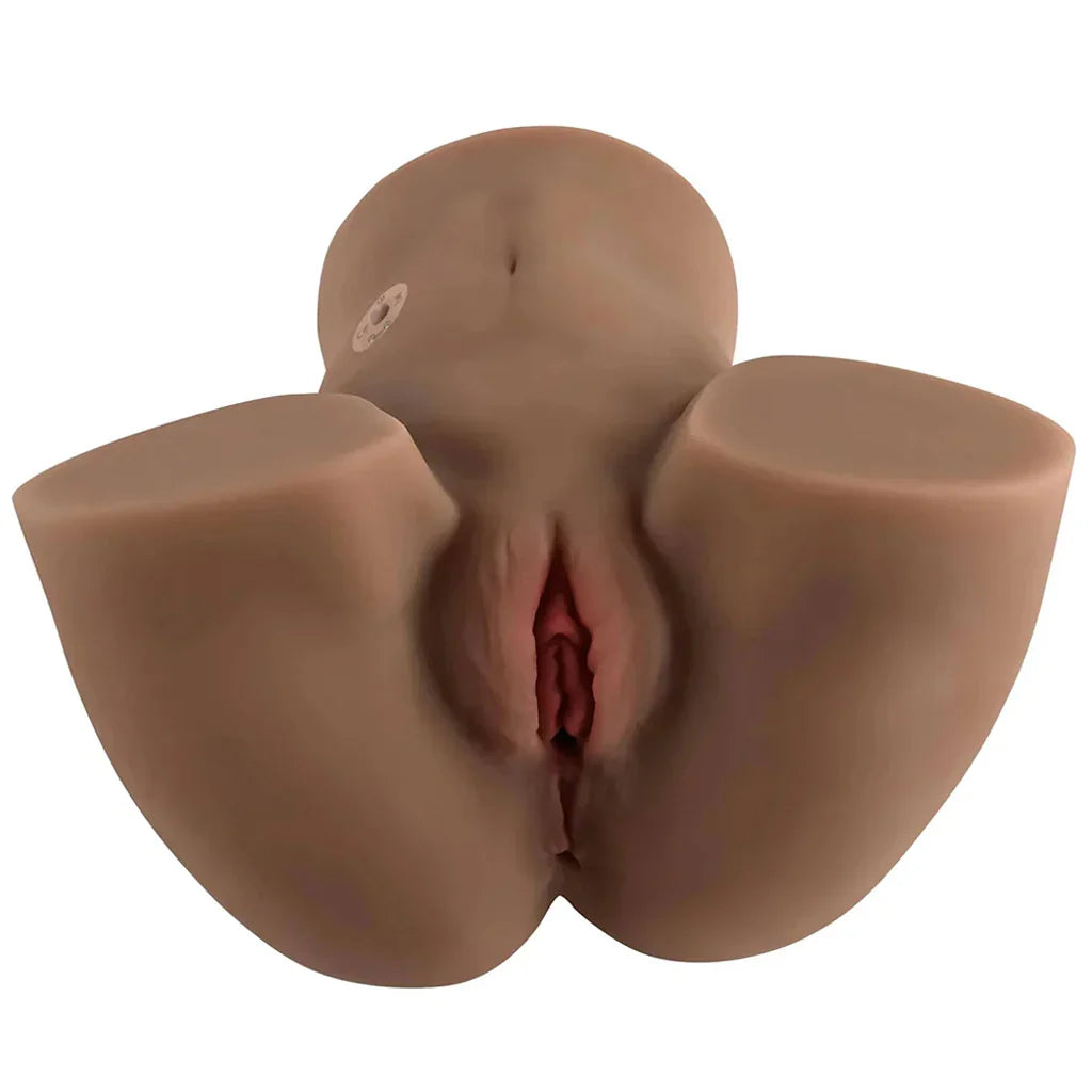 Rear Beauty Sucking & Vibrating Masturbator in Dark – Edmonton adult shop – in use view