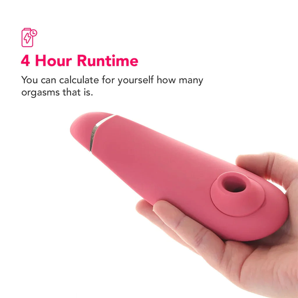 Womanizer Premium 2 Pleasure Air Stimulator in Raspberry – Edmonton adult boutique – features