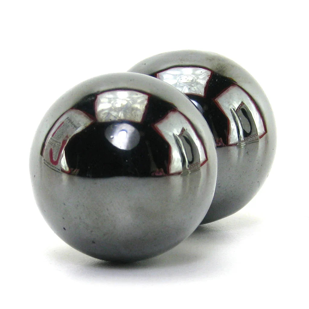 Nen-Wa Magnetic Hematite Balls in Black – Edmonton adult store – close-up view