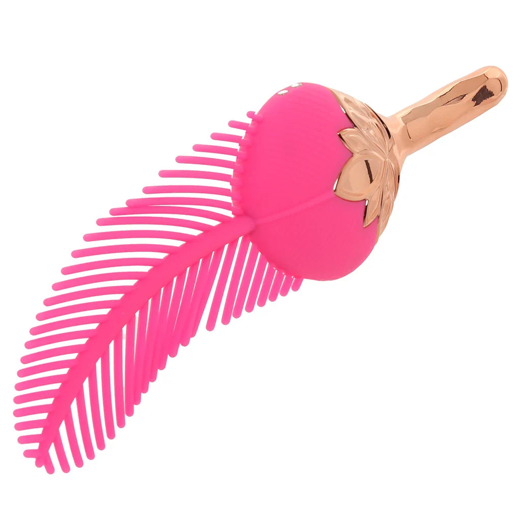 Rayne Silicone Feather Vibe – Edmonton adult shop – in use view