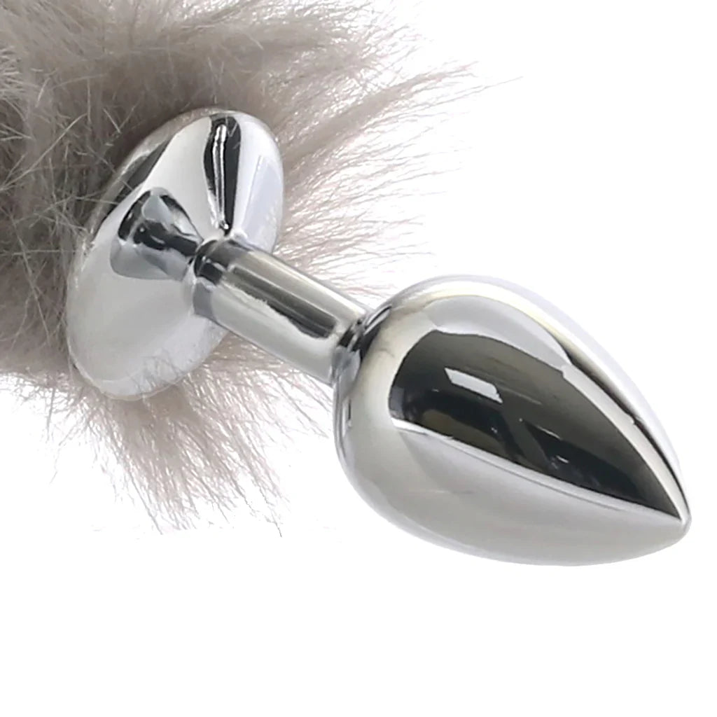 Running Wild Grey Tail Plug – Edmonton adult boutique – features