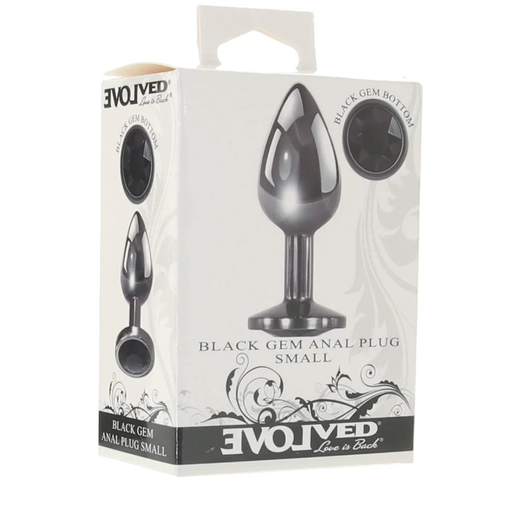 Black Gem Anal Plug in Small - Small — buy in Edmonton | Heaven Boutique
