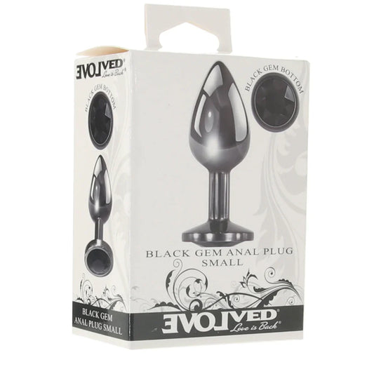 Black Gem Anal Plug in Small - Small — buy in Edmonton | Heaven Boutique