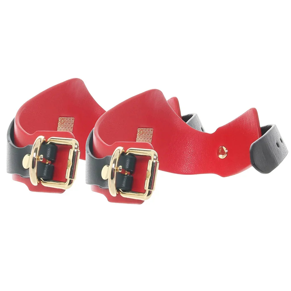 Ouch! Milan Collection Leg Cuffs – Edmonton adult store – close-up view