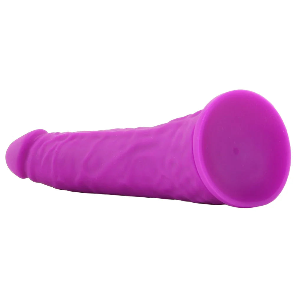 Colours Thin Pleasures 8 Inch Silicone Dildo in Purple Edmonton – product detail